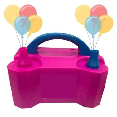 Imagem de  Bomba Encher Balões Bexigas Inflador Elétrico Automático Maquina Fest
