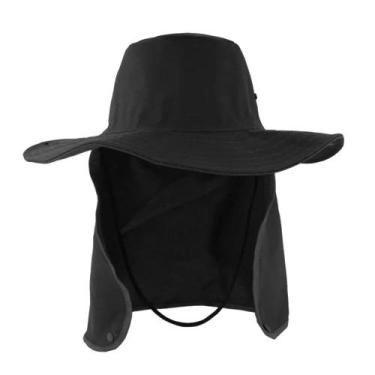 Imagem de Chapéu Pescador Árabe Com Protetor de Nuca - Segtotal, Preto