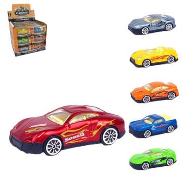 Imagem de Carrinho Roda Livre Metal Miniatura - Tudo em Caixa - DM BRASIL