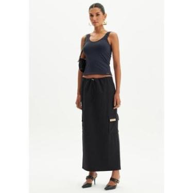 Imagem de Saia Cargo Super Midi-Feminino