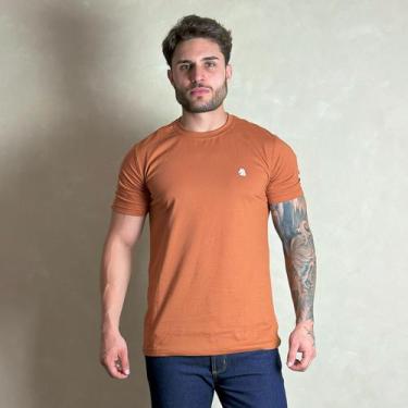 Imagem de Camiseta Masculina Country Marrom Manga Curta Paint Horse, XG