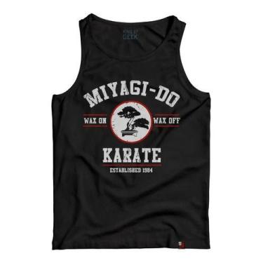 Imagem de Camiseta Regata Karatê Kid Mestre Miyagi Cobra Kai Camisa - King of Ge