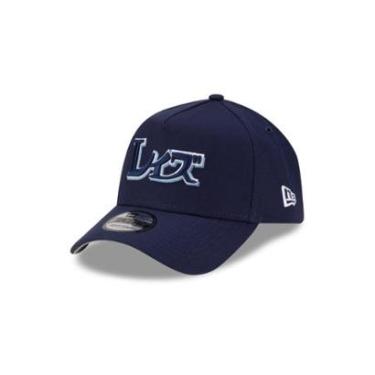 Imagem de BONE NEW ERA 9FORTY A-FRAME SNAPBACK TAMPA BAY RAYS MLB HYPERFLY MARINHO-Masculino