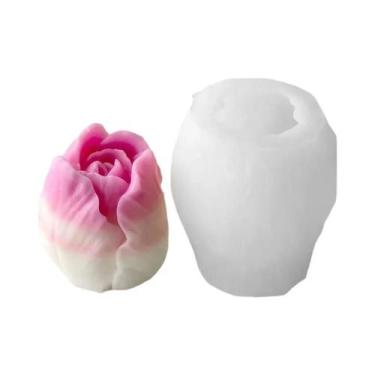 Imagem de Molde De Silicone 3D Tulipa Para Velas, Sabonetes Artesanais E Resina 