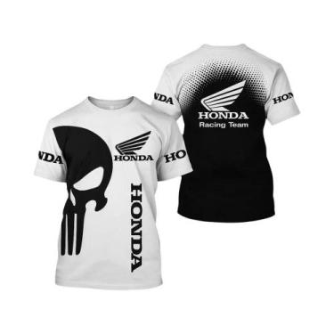 Imagem de Camiseta De Corrida De Motocicleta Honda De Manga Curta Para Verão, Rá