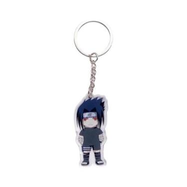 Imagem de Chaveiro De Acrílico Naruto Uchiha Sasuke, Pingente De Mochila, Presen