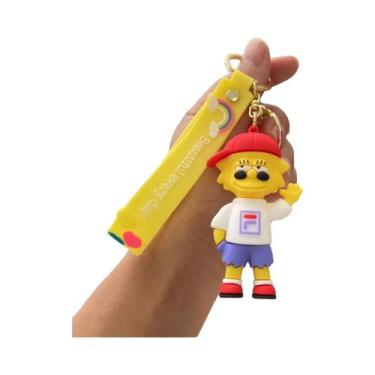 Imagem de Chaveiro De Anime Fofo Dos Simpsons, Chaveiro De Desenho Animado Para 