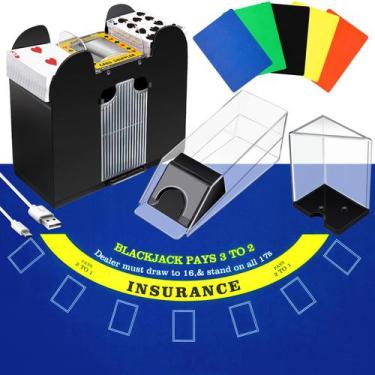 Imagem de Conjunto de combinação de jogos de blackjack Aoriher com layout de bla