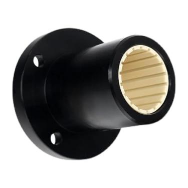 Imagem de Luva deslizante de plástico de engenharia de rolamento linear de fibra autolubrificante redonda LMF10 LMF12 LMF16-40 (ouro, FJUM-20 20X32X45mm)