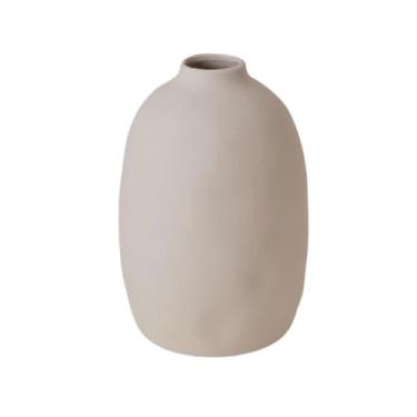 Imagem de Vaso de cerâmica branco nórdico entrada sala de estar arranjo de flores simples ornamentos decorativos vasos de flores