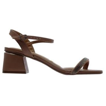 Imagem de Sandália Salto Bloco Feminino Vizzano 6428.130 Nude-Feminino