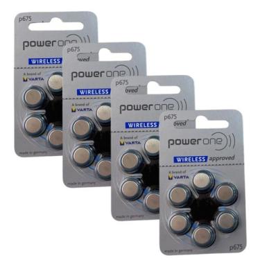 Imagem de 24 Pilhas 675 Extra Power One Bateria Pr44 Aparelho Auditivo