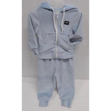 Imagem de Conjunto Luxo Plush Bebê Menino Inverno Capuz LessaKids 9205-Masculino