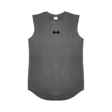 Imagem de Camiseta Sem Mangas De Algodão Masculina Para Verão, Top De Fitness Re