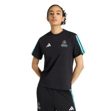 Imagem de Camiseta Adidas Mercedes - Amg Petronas F1 Team Dna Feminina-Feminino