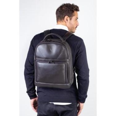 Imagem de Mochila de couro masculina para notebook Vicente-Masculino