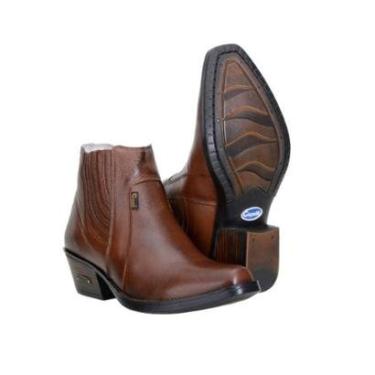 Imagem de Bota Chelsea Capelli Masculina Couro Bico Fino Dia a Dia-Masculino