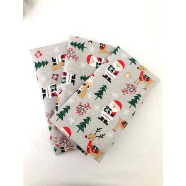 Imagem de Kit 4 Pças Jogo Americano De Mesa Jantar Natal Decoração