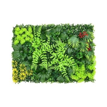 Imagem de Planta Artificial De 40x60cm Para Pendurar Na Parede, Grama Falsa Para