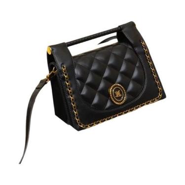 Imagem de Bolsa De Couro Genuíno Feminina 2024 Outono Inverno, Designer De Alta 