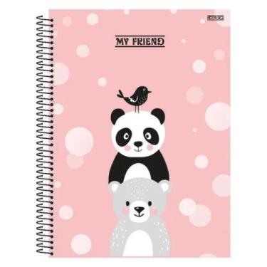 Imagem de Caderno De 10 Materias 160 Folhas My Friend Capas Sortidas - Sao Domin