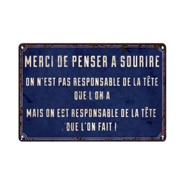 Imagem de Placa De Metal Vintage Retrô Engraçada Para Decoração De Parede De Bar