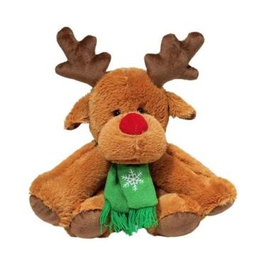 Imagem de Cachecol De Pelúcia De Rena Macio E Fofo, Decoração De Festa De Natal,