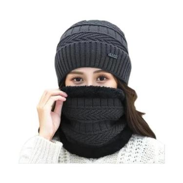 Imagem de Gorro De Ciclismo Coreano De Lã Quente E Tricotado Para Inverno E Outo