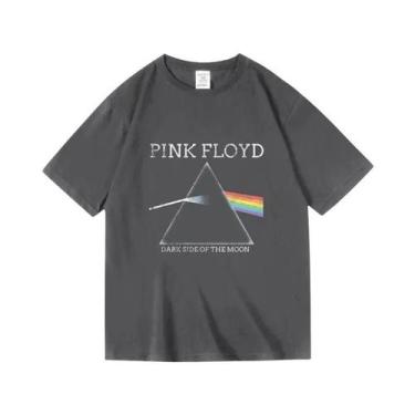 Imagem de Camiseta Unissex Oversized Com Arte Do Álbum Pink Floyd Dark Side of t