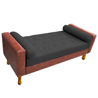 Imagem de Recamier Félix King 195cm Corano Nozes Chumbo Doce Sonho