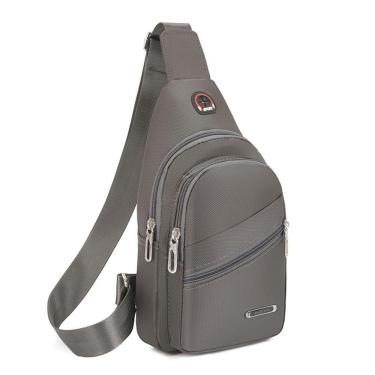 Imagem de Bolsa Pochete De Ombro Lorben Mochila Transversal Tiracolo Masculino Feminino Cinza Gt6244-gt