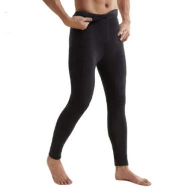 Imagem de CalçaTérmica Peluciada Masculina Proteção UV Segunda Pele - Vulc, Pret