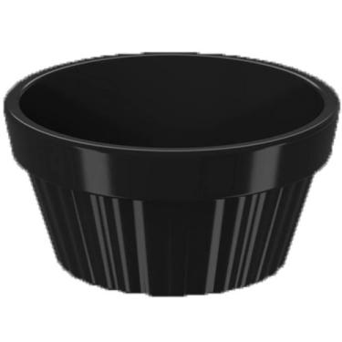 Imagem de Kit 50 Ramequim Preto 30ml Molho Shoyu Restaurante Oriental Uno Coza C