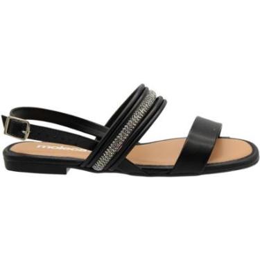 Imagem de Sandália Rasteira Moleca Tira em Strass Feminina-Feminino