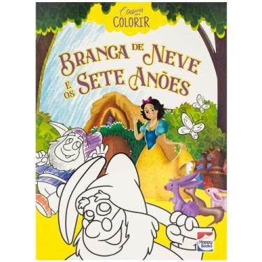 Imagem de Classicos para Colorir: Branca de Neve e os Sete Anoes - Happy Books