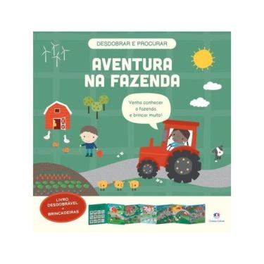 Imagem de Aventura Na Fazenda - Livro Desdobrável + Brincadeiras