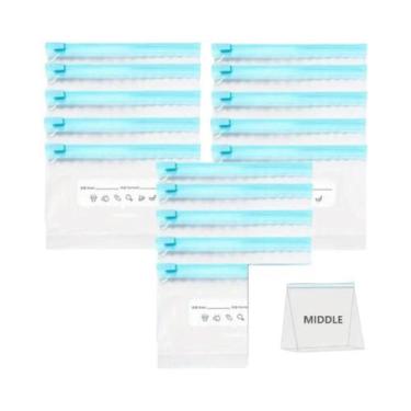 Imagem de Sacos Herméticos Para Armazenamento De Alimentos Com Zíper, À Prova De