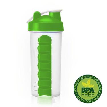Imagem de Garrafa Squeeze Gold Sports Pro Mixer e Porta Comprimido 750ml, Único,
