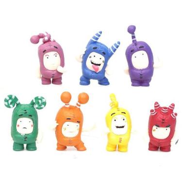 Imagem de Figura Toy, modelo colecionável, estátua, Oddbods, 7 unidades/lote - y