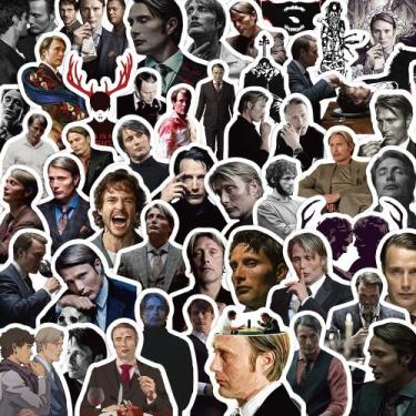 Imagem de Adesivos Hannibals, vinil impermeável, anime, 60 unidades/lote - yiwei