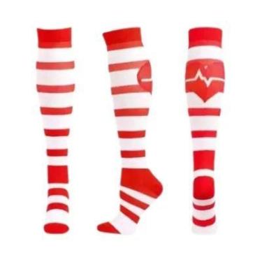 Imagem de Meias De Compressão Unissex Para Ciclismo, Edema Médico, Diabetes, Var