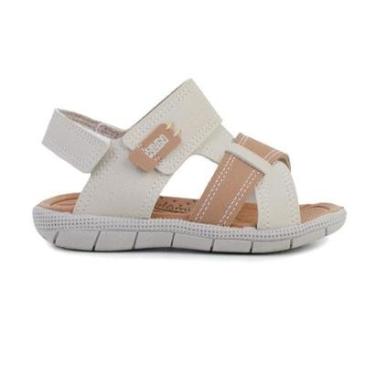Imagem de Sandália Infantil Masculina Klin Cinza e Marrom - 171229-Masculino