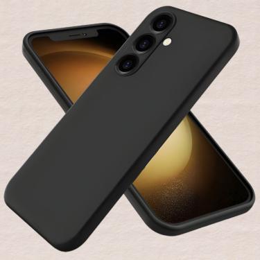 Imagem de Capinha Silicone Preta Anti Impacto Compatível com Samsung Galaxy S24 Fosca Soft Touch