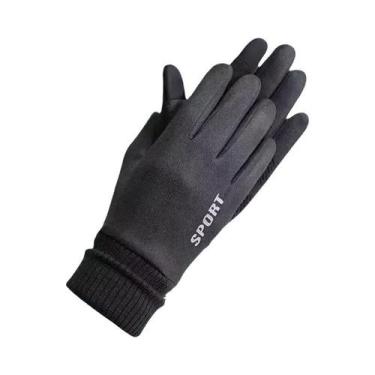 Imagem de Luvas Femininas De Inverno Com Tela Sensível Ao Toque Em Couro PU E Pe