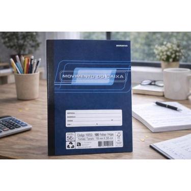 Imagem de Livro Movimento de Caixa 100 Folhas Controle Financeiro
