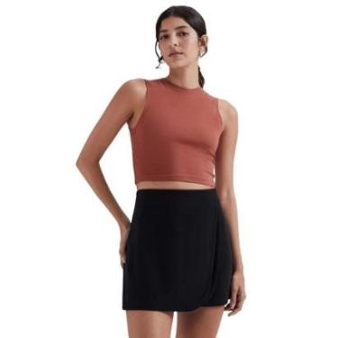 Imagem de Shorts Saia Hering Em Peach Touch-Feminino