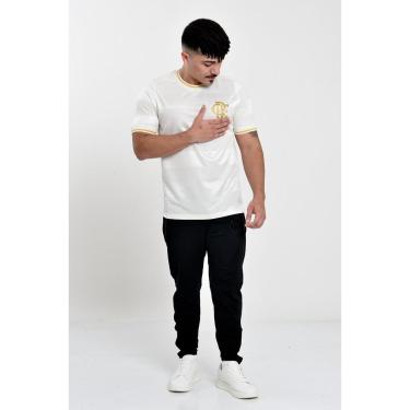 Imagem de CAMISETA FLAMENGO JACQUARD LISTRADA OFF WHITE COIMBRA-Masculino