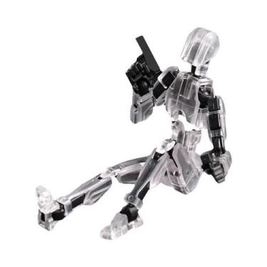 Imagem de Robô Luminous T13 Movível E Transformável, Figura De Ação Impressa Em 