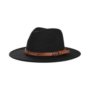 Imagem de Chapéu Fedora De Lã Feminino E Masculino Para Inverno E Outono, Aba Re