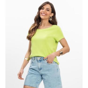 Imagem de Blusa Feminina Infinita Cor Verde, P, Verde